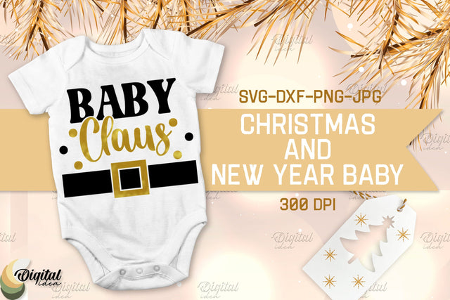Christmas And New Year Baby. Cute Design SVG. Baby Claus SVG Evgenyia Guschina 