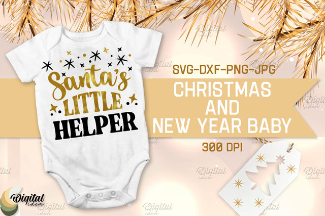 Christmas And New Year Baby. Cute Design SVG SVG Evgenyia Guschina 