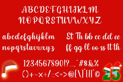 Christmas and Santona Font Madatype Studio 