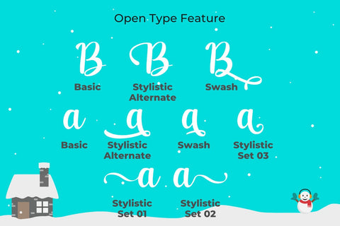 Christmas and Santona Font Madatype Studio 