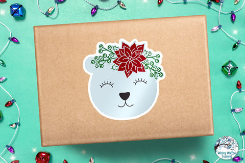 Christmas Animal Stickers PNG Sublimation Wispy Willow Designs 