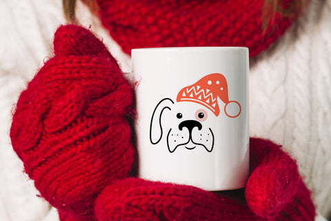 Christmas animals svg bundle, animal face svg bundle, winter SVG Digital Rainbow Shop 