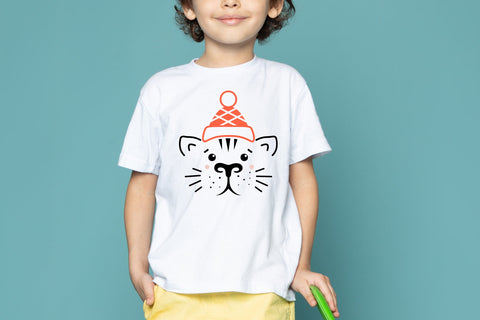 Christmas animals svg bundle, animal face svg bundle, winter SVG Digital Rainbow Shop 