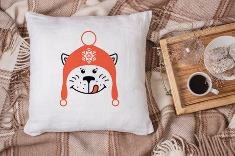 Christmas animals svg bundle, animal face svg bundle, winter SVG Digital Rainbow Shop 