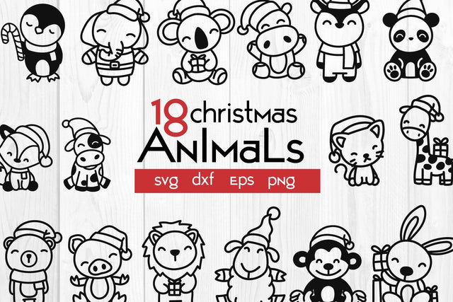 christmas animals SVG dadan_pm 