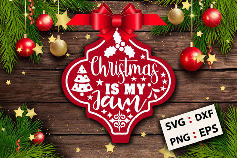 Christmas Arabesque Ornament Bundle SVG Rupkotha 