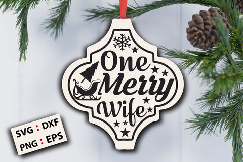 Christmas Arabesque Ornament Bundle SVG Rupkotha 