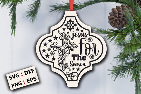 Christmas Arabesque Ornament Bundle SVG Rupkotha 