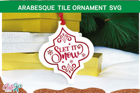 Christmas Arabesque tile svg bundle 2 cut file SVG Cute files 