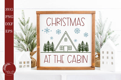 Christmas At The Cabin SVG-Christmas SVG SVG Linden Valley Designs 