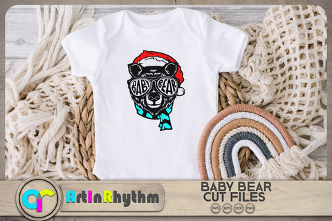 Christmas baby bear SVG SVG Artinrhythm shop 