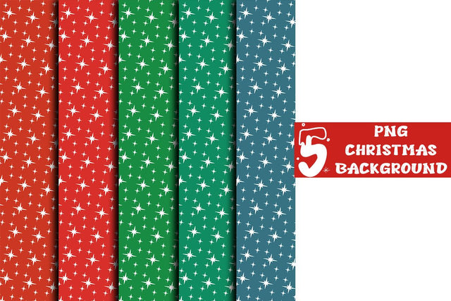 Christmas Background Digital Pattern Ethnic Touch 