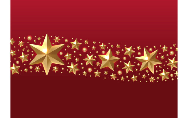 Christmas background with gold foil stars and snowflake Christmas greeting SVG naemmiah021 