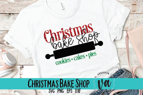 Christmas Bake Shop SVG V. Anderson Designs 
