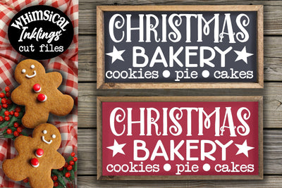 Christmas Bakery SVG SVG Whimsical Inklings 