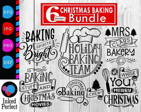 Christmas Baking Bundle SVG Inked Perfect 