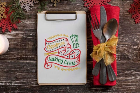 christmas baking crew SVG Angelina750 