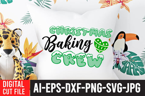Christmas Baking Crew SVG Cut File SVG BlackCatsMedia 