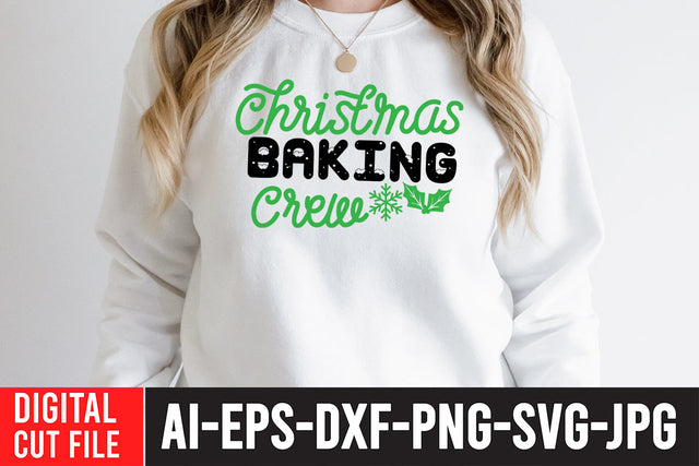 Christmas Baking Crew SVG Cut File SVG BlackCatsMedia 