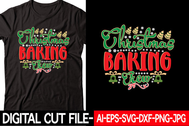 Christmas Baking Crew SVG cut file SVG Blessedprint 