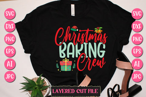 Christmas Baking Crew SVG Cut File SVG Newmockups 