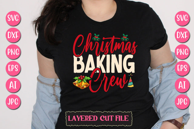 Christmas Baking Crew SVG Cut File SVG Newmockups 