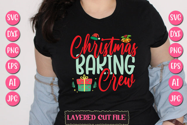 Christmas Baking Crew SVG Cut File SVG Newmockups 