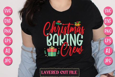 Christmas Baking Crew SVG Cut File SVG Newmockups 