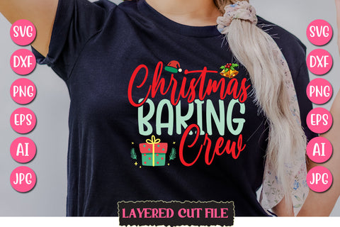 Christmas Baking Crew SVG Cut File SVG Newmockups 