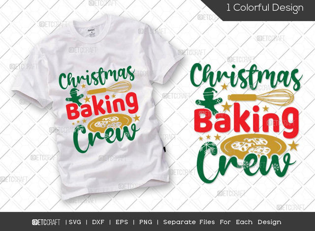 Christmas Baking Crew SVG Cut File | Whisk Svg | Christmas Cookies Svg | Baking Quote Svg | Merry Christmas Svg | Family Christmas Svg | T-shirt Design SVG ETC Craft 