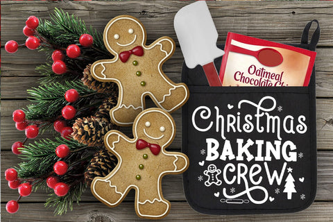 Christmas Baking Crew SVG I Christmas Pot Holders SVG I PNG SVG Happy Printables Club 