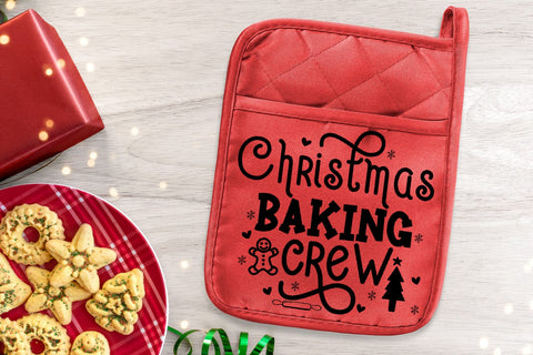 Christmas Baking Crew SVG I Christmas Pot Holders SVG I PNG SVG Happy Printables Club 