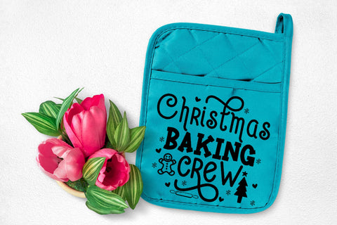Christmas Baking Crew SVG I Christmas Pot Holders SVG I PNG SVG Happy Printables Club 