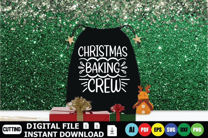 Christmas Baking Crew SVG Shahin alam 