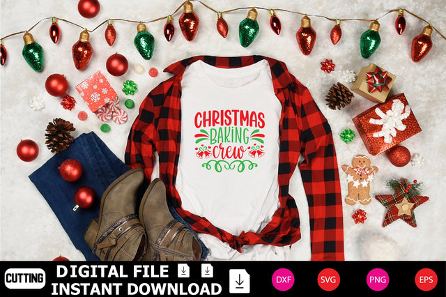 Christmas Baking Crew SVG Shahin alam 