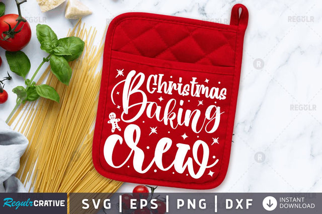 Christmas baking crew SVG SVG Regulrcrative 