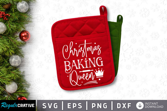 Christmas baking queen SVG Design SVG Regulrcrative 