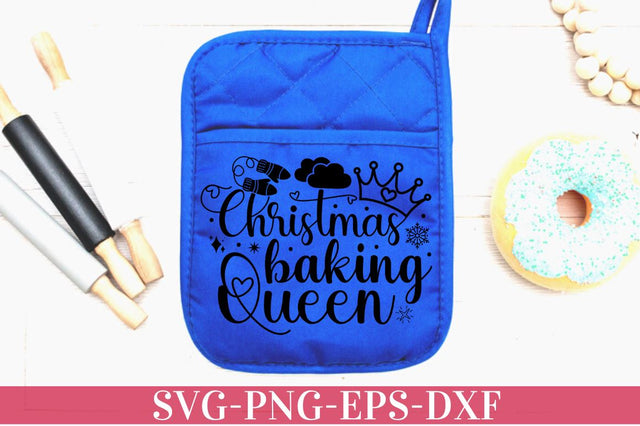 Christmas baking queen SVG SVG DESIGNISTIC 