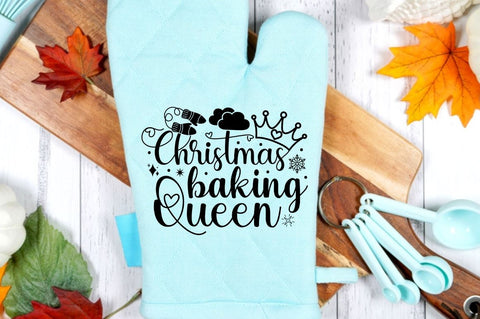 Christmas baking queen SVG SVG DESIGNISTIC 