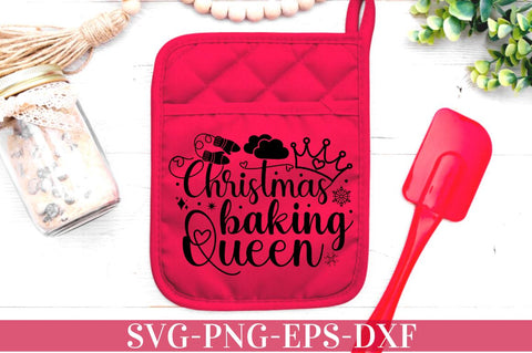 Christmas baking queen SVG SVG DESIGNISTIC 