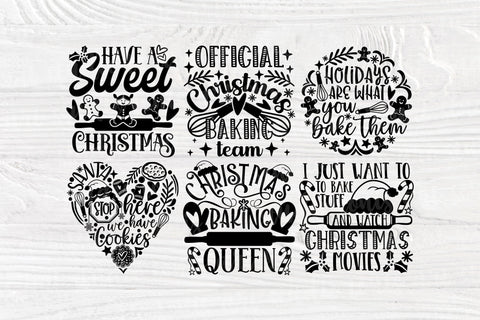 Christmas Baking SVG Bundle | Kitchen Bake Svg | Christmas Pot Holder | 20 Shirt Designs | Instant Download | COMMERCIAL USE | Cricut Files SVG TonisArtStudio 