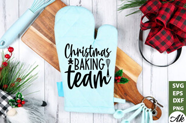 Christmas baking team Pot Holder SVG SVG akazaddesign 