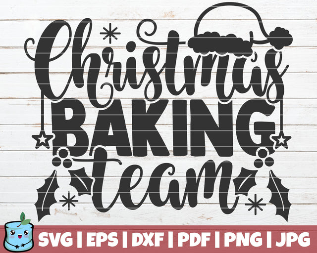 Christmas Baking Team SVG MintyMarshmallows 