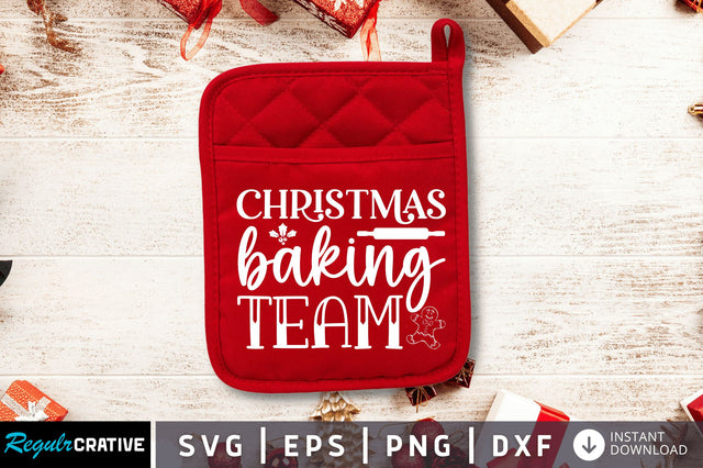 Christmas baking team SVG SVG Regulrcrative 