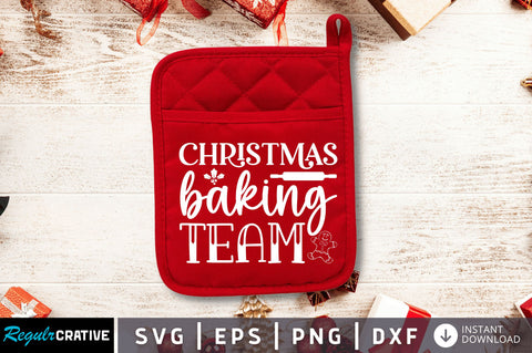 Christmas baking team SVG SVG Regulrcrative 
