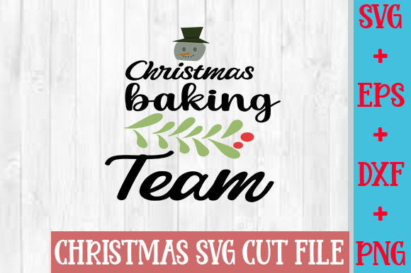 Christmas Baking team SVG SVG Studio 
