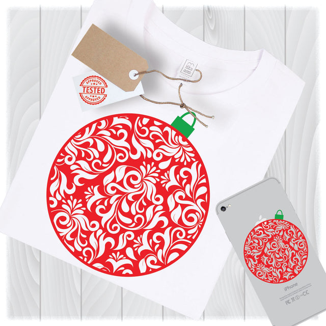 Christmas Ball Ornament SVG Files for Cricut Designs | Christmas SVG Files SVG My Sew Cute Boutique 