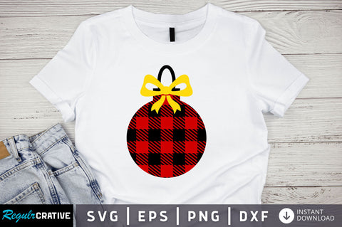 christmas Ball SVG Design SVG Regulrcrative 