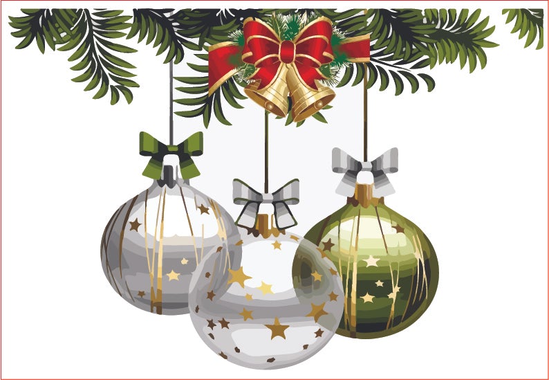 Christmas balls png, sublimation graphics, clipart Sublimation sublimationhappy 