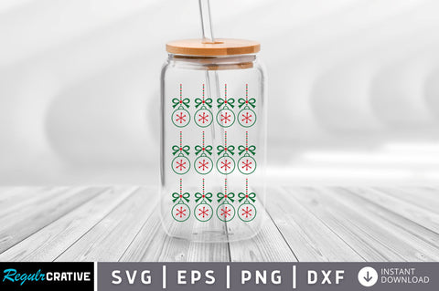 Christmas Balls SVG Design SVG Regulrcrative 